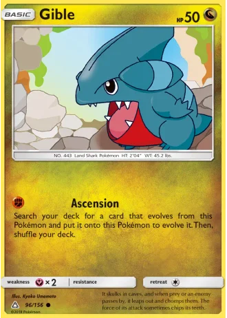 Gible #96/156 — Ultra Prism