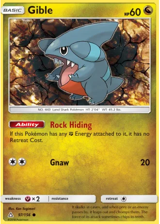 Gible #97/156 — Ultra Prism