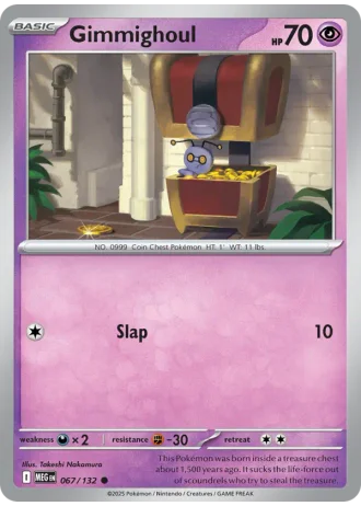 Gimmighoul #067/132 — Mega Evolution