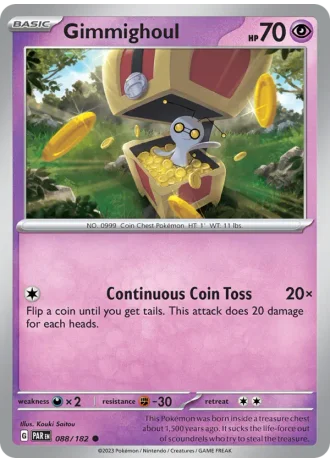 Gimmighoul #088/182 — Paradox Rift