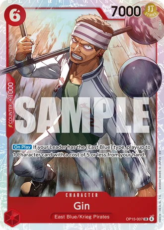 Gin (OP15-007) — Adventure on Kami's Island (OP15-EB04)