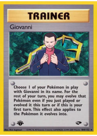 Giovanni #104/132 — Gym Challenge