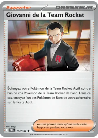 Giovanni de la Team Rocket #174/182 — Rivalités Destinées