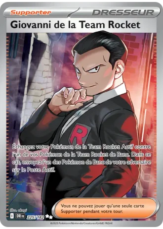 Giovanni de la Team Rocket #225/182 — Rivalités Destinées