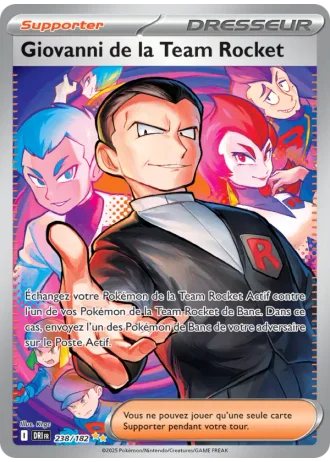 Giovanni de la Team Rocket #238/182 — Rivalités Destinées