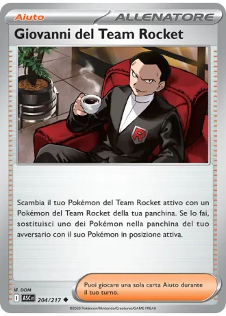 Giovanni del Team Rocket #204/217 — Ascesa Eroica