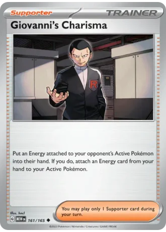 Giovanni's Charisma #161/165 — 151