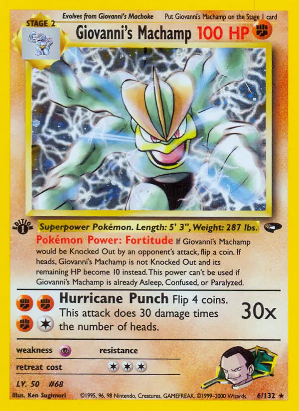 Giovanni's Machamp #6 — Gym Challenge