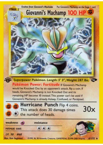 Giovanni's Machamp #6 — Gym Challenge