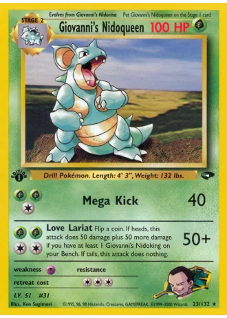 Giovanni's Nidoqueen #23 — Gym Challenge