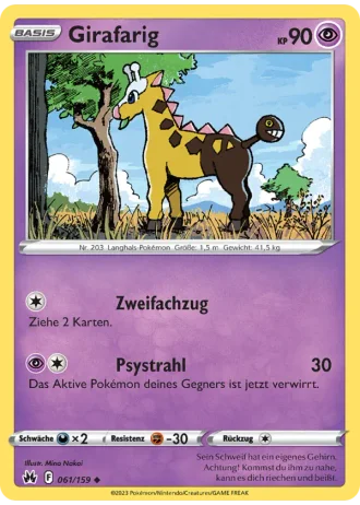 Girafarig #061/159 — Zenit der Könige