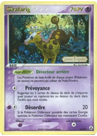 Girafarig #16/92 — EX Créateurs de légendes