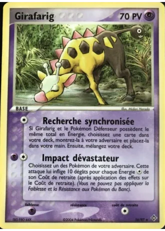 Girafarig #16/97 — EX Dragon
