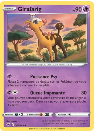 Girafarig #65/185 — Voltage Éclatant