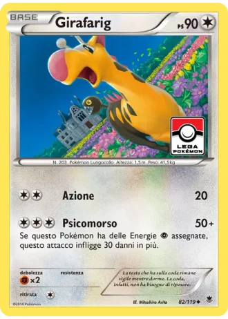 Girafarig #82/119 — Forze Spettrali