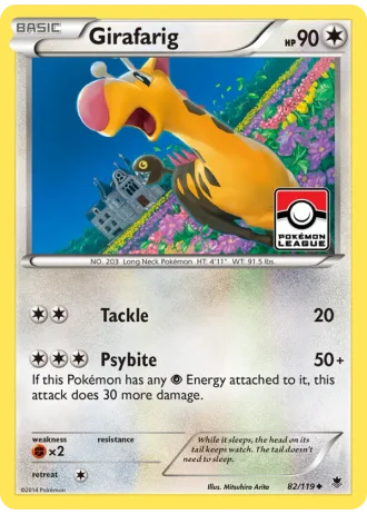 Girafarig #82/119 — Phantom Forces