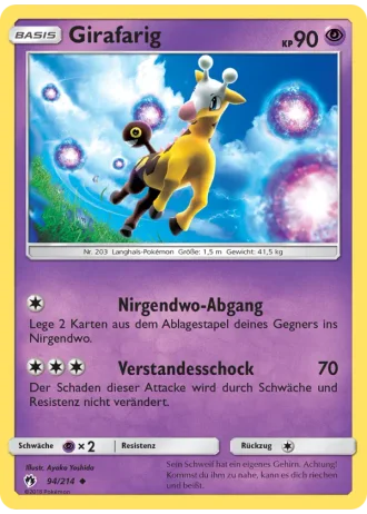 Girafarig #94/214 — Echo des Donners