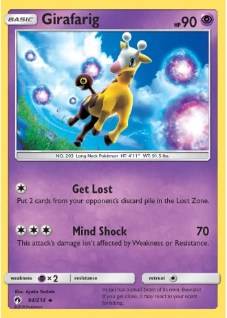 Girafarig #94/214 — Lost Thunder