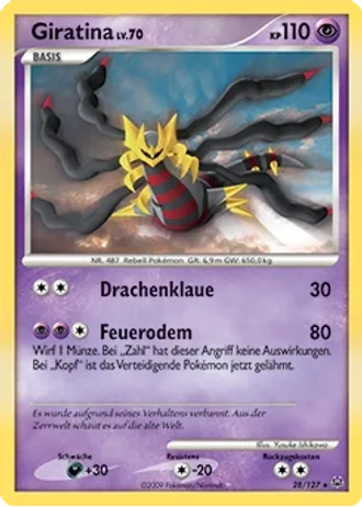 Giratina #28/127 — Platin