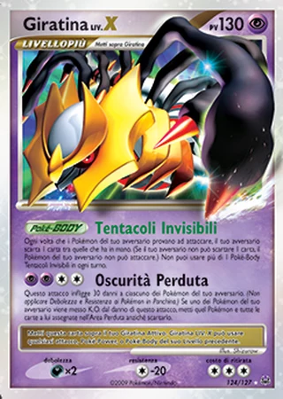 Giratina LIV.X #124 — Platino