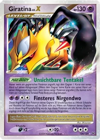 Giratina LV.X #124 — Platin