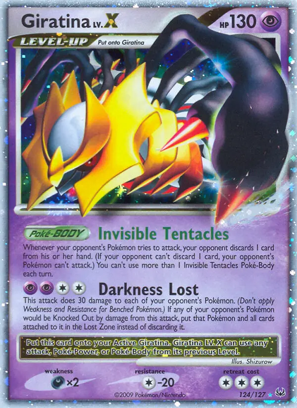 Giratina LV.X #124 — Platinum