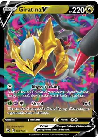 Giratina V #130/196 — Lost Origin
