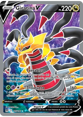 Giratina V #185 — Origine Perduta