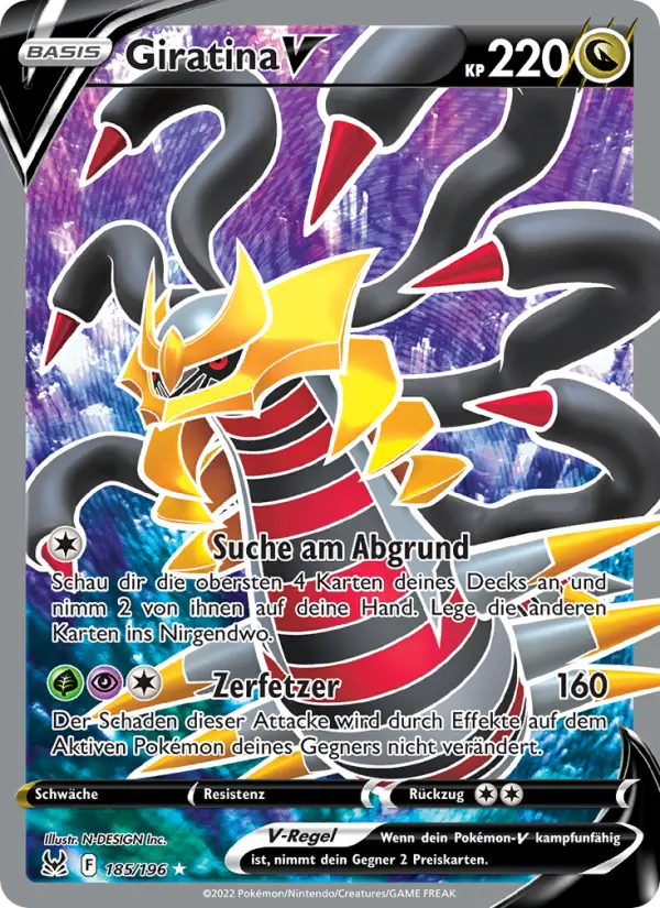 Giratina V #185 — Verlorener Ursprung
