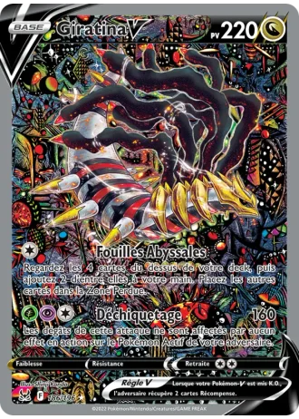 Giratina V #186/196 — Origine Perdue