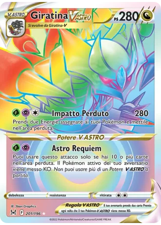 Giratina V ASTRO #201/196 — Origine Perduta