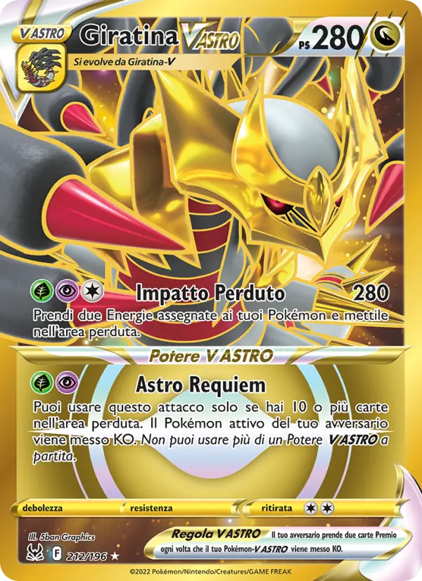 Giratina V ASTRO #212 — Origine Perduta