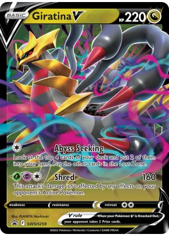 Giratina V SWSH259 — Sword & Shield Promos