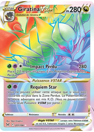 Giratina VSTAR #201/196 — Origine Perdue