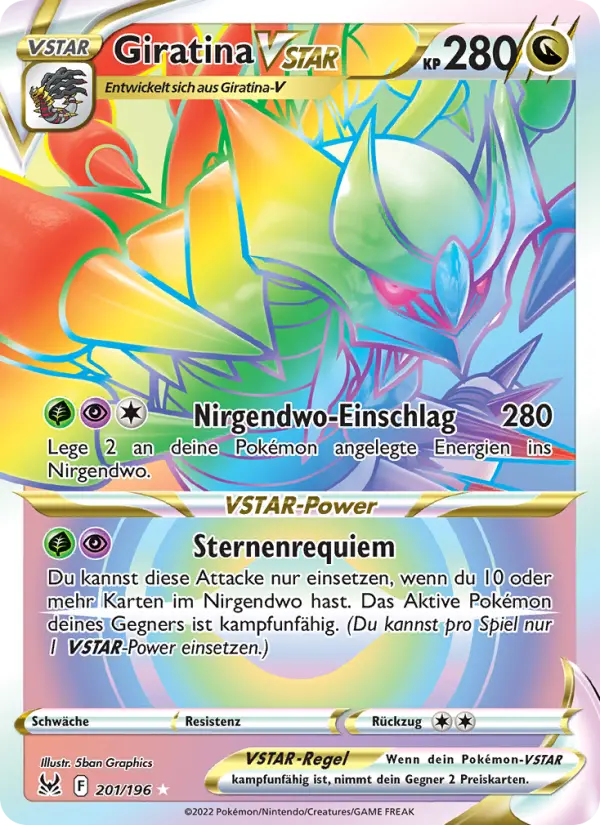 Giratina VSTAR #201 — Verlorener Ursprung