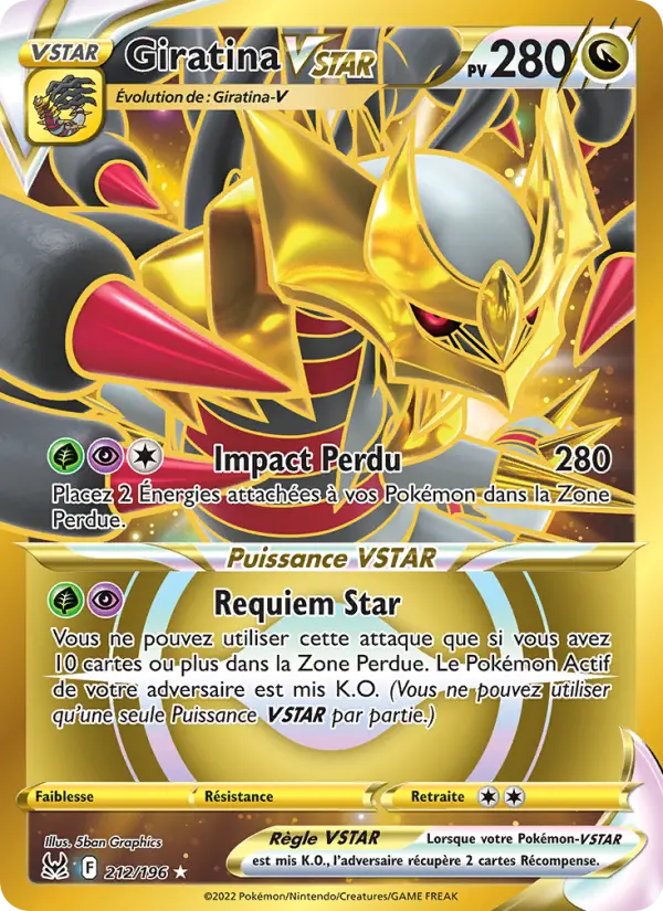Giratina VSTAR #212 — Origine Perdue