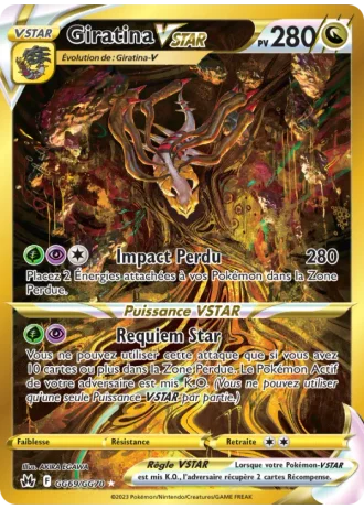 Giratina VSTAR GG69/70 — Galerie de Galar (Zénith Suprême)