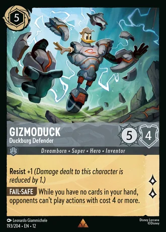 Gizmoduck - Duckburg Defender #193/257 — Wilds Unknown
