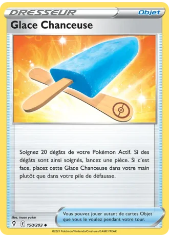 Glace Chanceuse #150/203 — Évolution Céleste