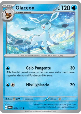 Glaceon #025/131 — Evoluzioni Prismatiche