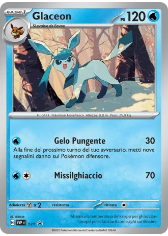 Glaceon #171 — Scarlatto e Violetto Promos