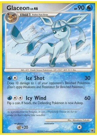 Glaceon #20/100 — Countdown Calendar 2008