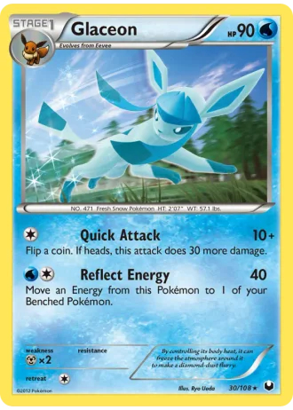 Glaceon #30/108 — Dark Explorers