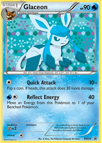 Glaceon BW90 — Black & White Promos