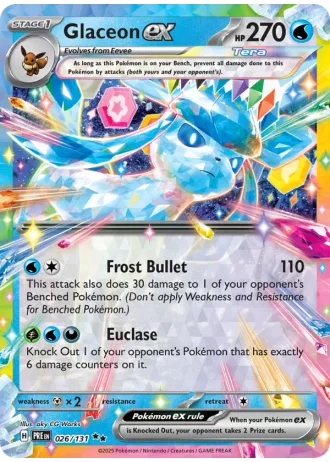 Glaceon ex #026/131 — Prismatic Evolutions