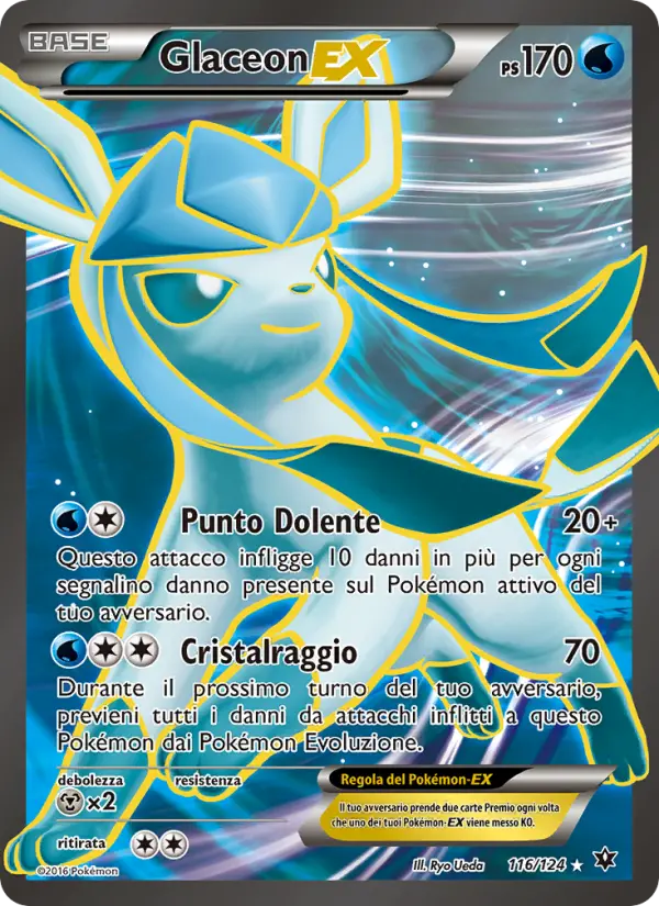 Glaceon EX #116 — Destini Incrociati