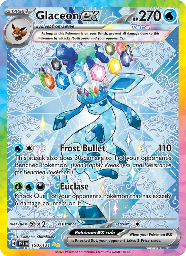 Glaceon ex #150 — Prismatic Evolutions