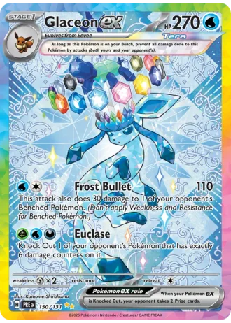 Glaceon ex #150 — Prismatic Evolutions