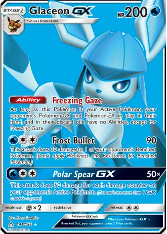 Glaceon GX #141 — Ultra Prism