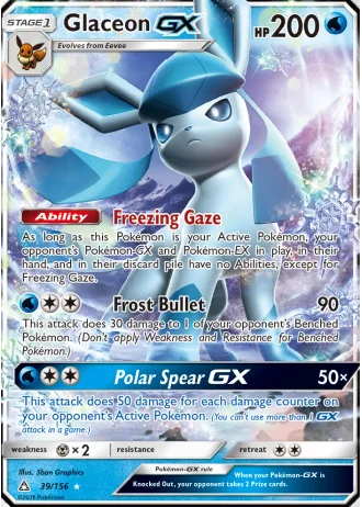 Glaceon GX #39 — Ultra Prism